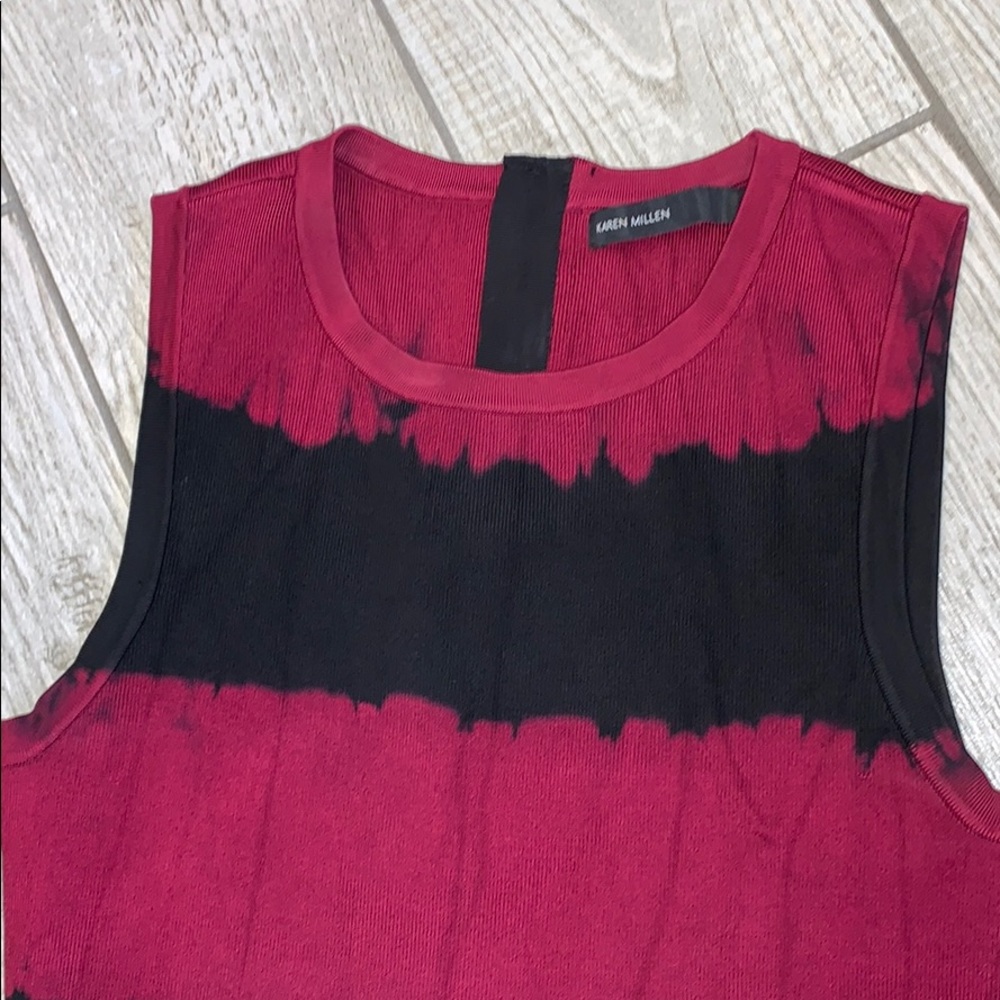 NWOT Karen Millen Tie Dye Fit & Flare Dress - Picture 5 of 8